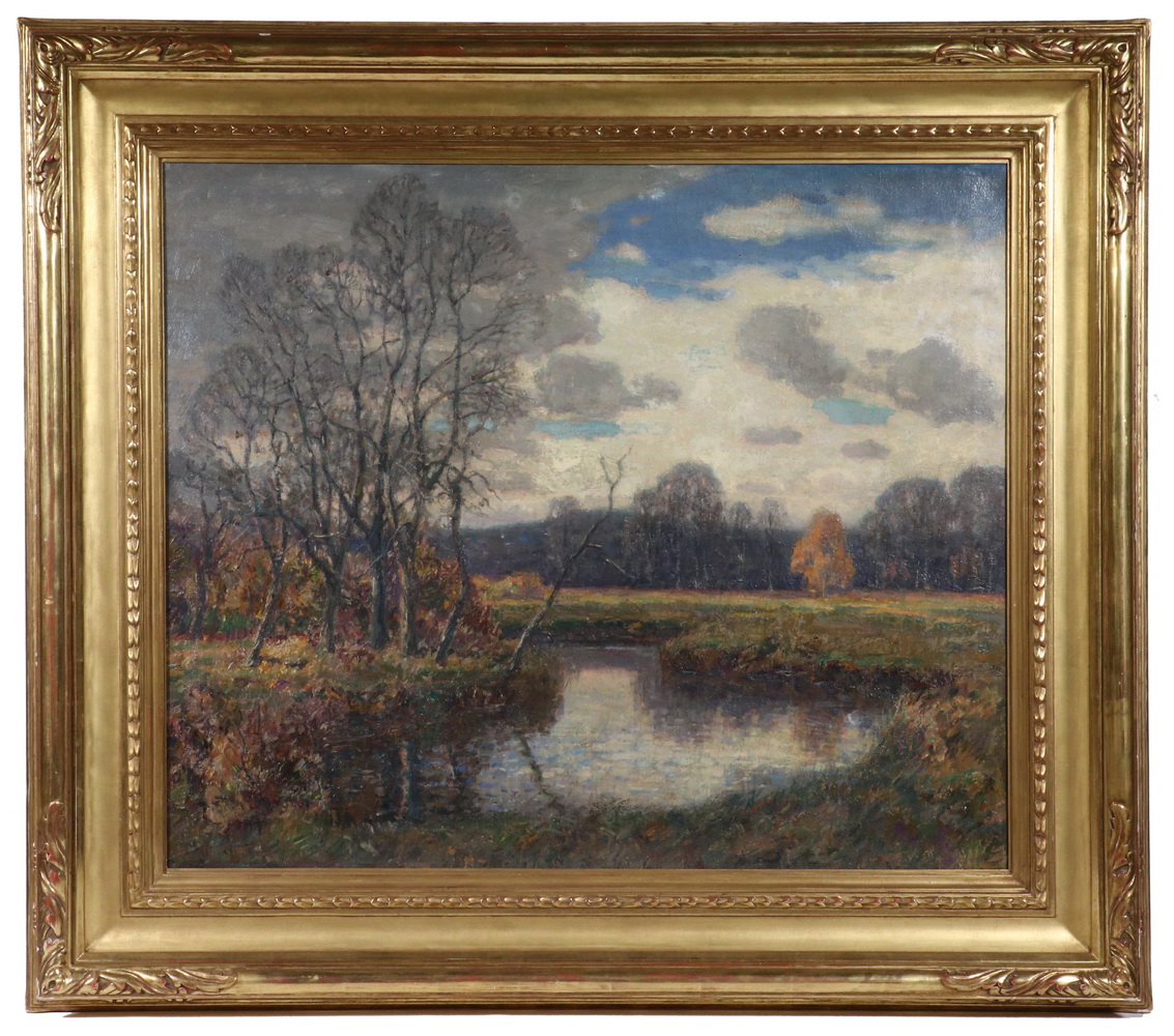 Appraisal: WILSON HENRY IRVINE CT IL - Connecticut Spring Landscape with