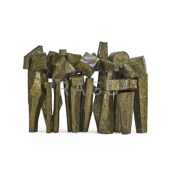 Appraisal: EDGAR TAFUR Sculpture Condition Report Very light oxidation due to