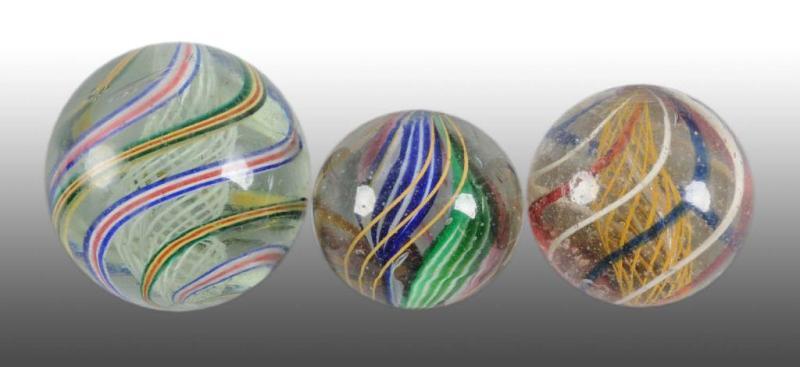 Appraisal: Lot of German Swirl Marbles Condition Very Good Size Largest