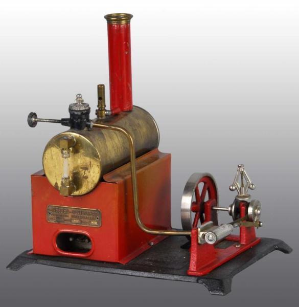 Appraisal: Weeden No Horizontal Steam Engine Toy Description Weeden No Electrically