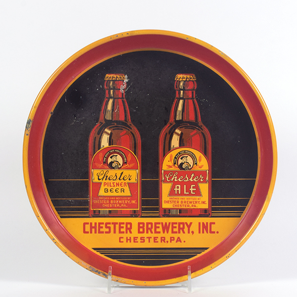 Appraisal: Chester Brewery s Serving TrayReference n aBrewery Chester Brewery Inc