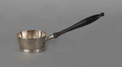 Appraisal: Philadelphia silver brandy sauce pan ca bearing the touch of