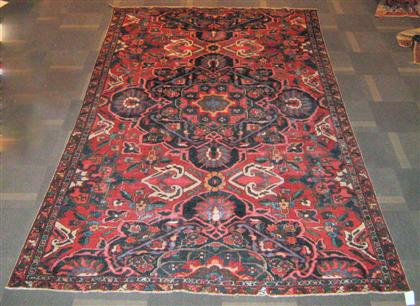 Appraisal: Bakhtiari carpet west persia circa mid th century ft in