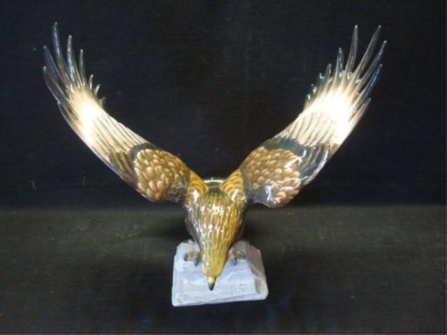 Appraisal: ROSENTHAL Porcelain Eagle Classic collection One wing as is Two