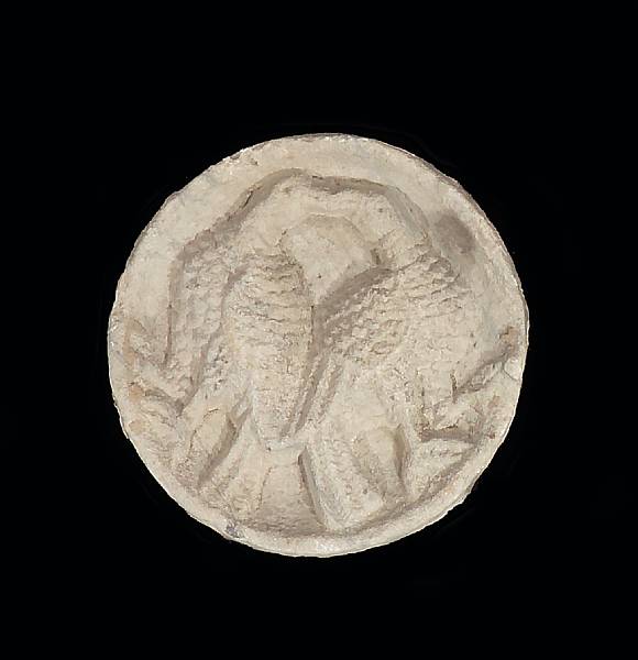 Appraisal: An Italian Romanesque carved Istrian marble roundel Venice th century