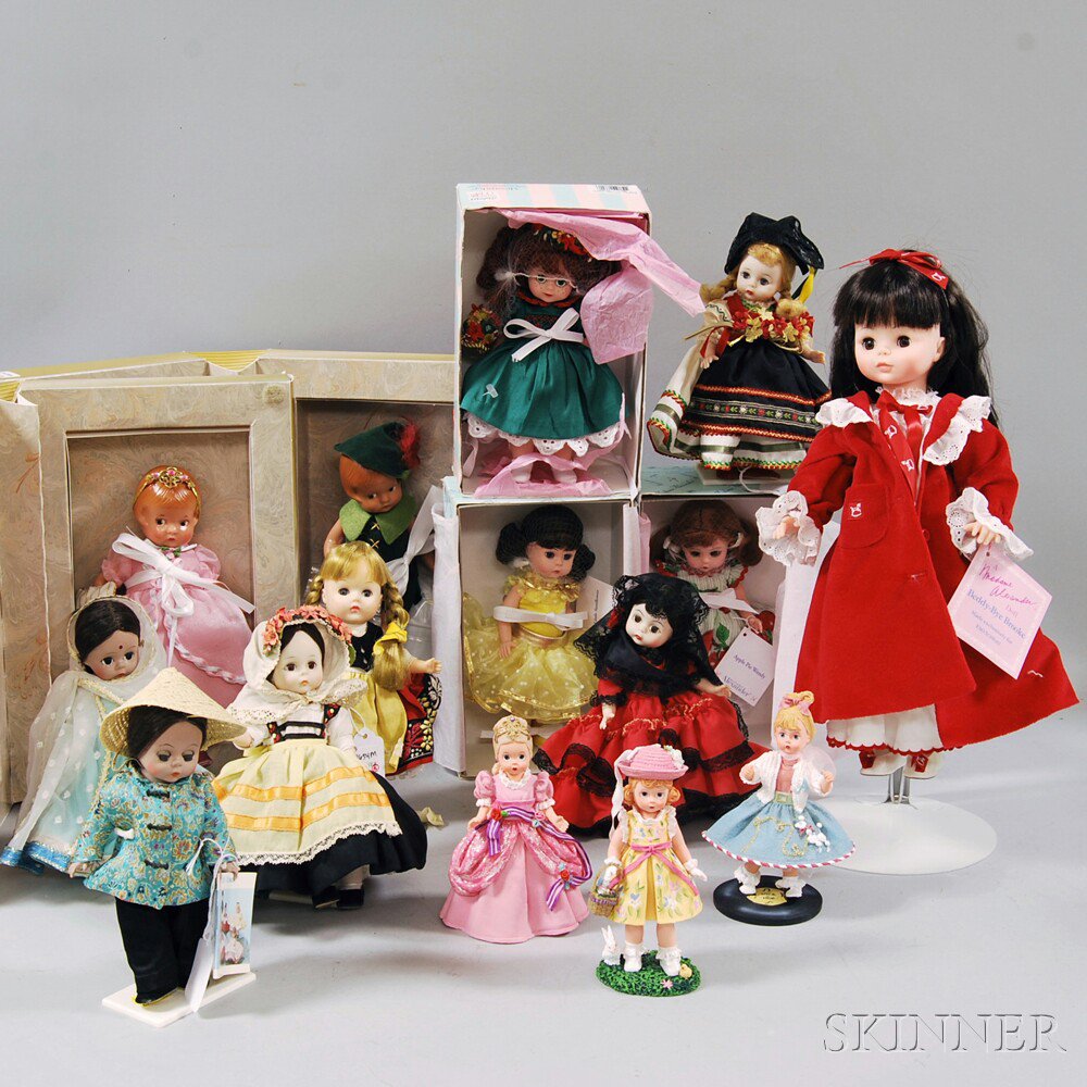 Appraisal: Fifteen Mostly Madame Alexander and Effanbee Dolls and Collectible Figurines