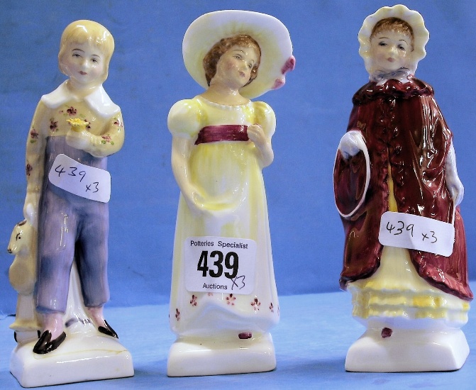 Appraisal: Royal Doulton Figures from the Kate Greenaway Series Georgina HN