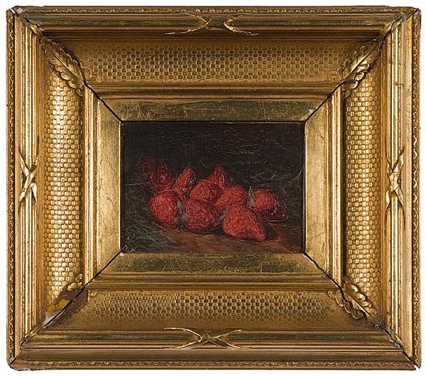 Appraisal: STILL LIFE WITH STRAWBERRIES Late th to early th century