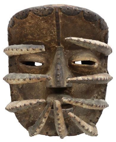 Appraisal: African spider Nyaba mask Bete Peoples Ivory Coast having large