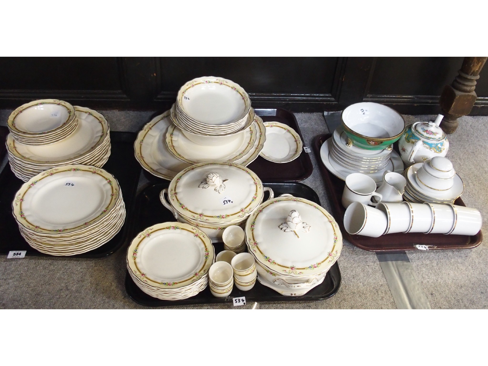 Appraisal: Lot comprising a Grindley 'Elgin' pattern dinner service Noritake bowl