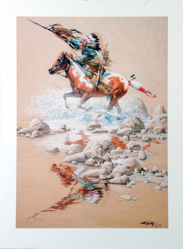 Appraisal: Frank McCarthy American - Limited Edition print In the Showdown