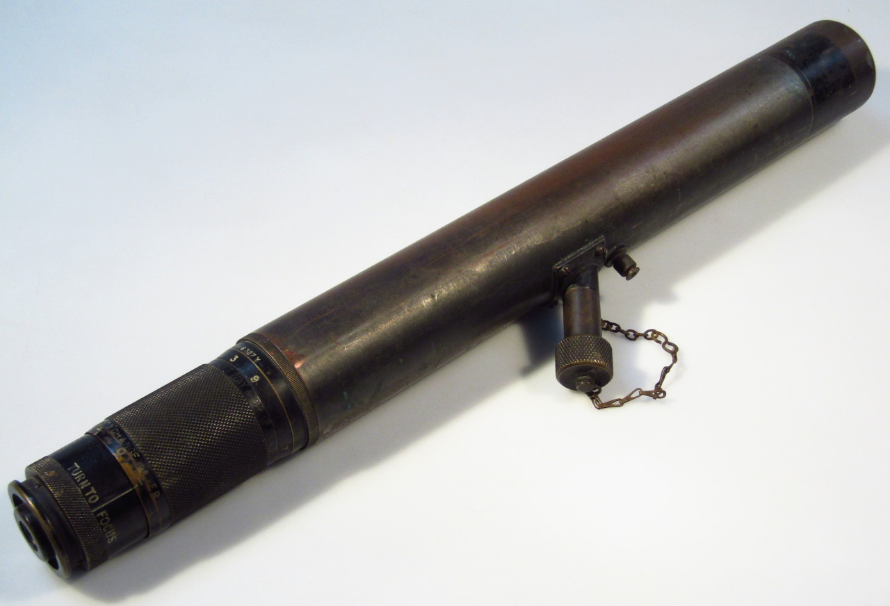 Appraisal: A World War I telescope Evershaed's Baring indicator crow's foot