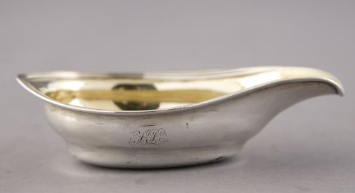 Appraisal: Good George III Sterling Silver Pap Boat London maker perhaps