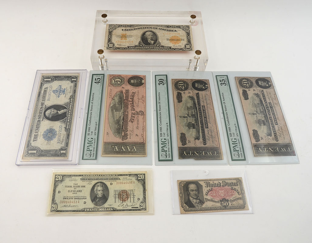 Appraisal: US GOLD CERTIFICATE MORE An assembled collection of US and