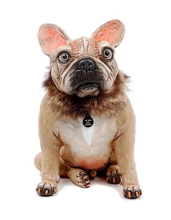 Appraisal: A French Bulldog Figure Height inches A French Bulldog Figure