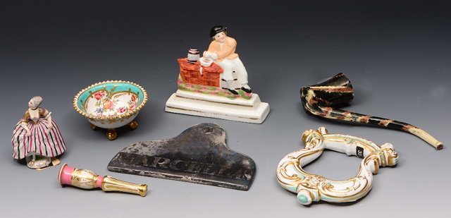 Appraisal: A COLLECTION TO INCLUDE a Copeland and Garrett rococo bell