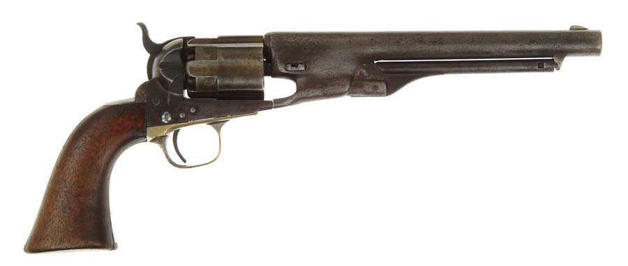 Appraisal: SCARCE COLT MODEL FLUTED ARMY REVOLVER WITH SOUTHERN ATTRIBUTION Cal