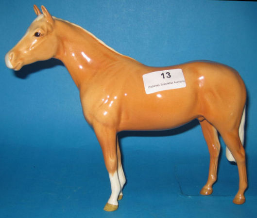 Appraisal: Beswick Palomino Large Thoroughbred Stallion