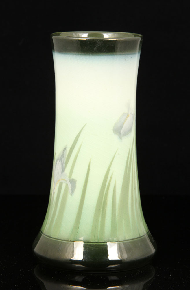 Appraisal: - Rookwood Glazed Vase Rookwood glazed vase iris design shape