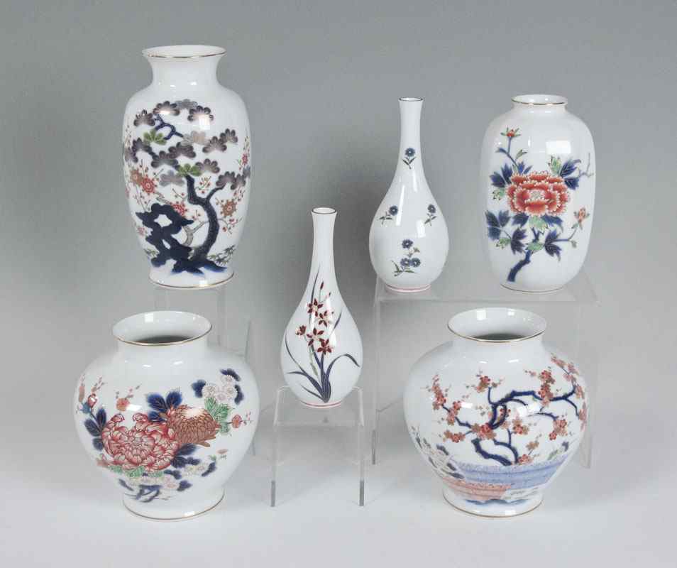 Appraisal: PIECE COLLECTION OF JAPANESE FUKAGAWA PORCELAIN Assorted shapes and sizes