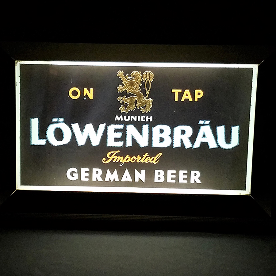 Appraisal: Lowenbrau Imported German Beer On Tap Illuminated SignReference n aBrewery