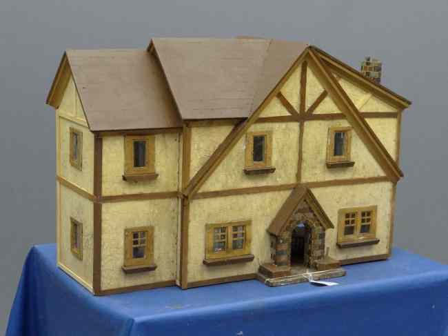 Appraisal: Vintage doll house '' W '' D '' Ht