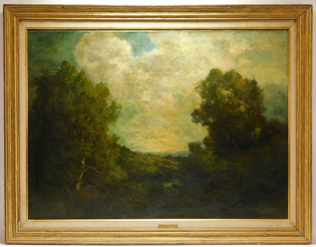 Appraisal: ROBERT C MINOR TONALIST LANDSCAPE PAINTING Connecticut - Depicts a