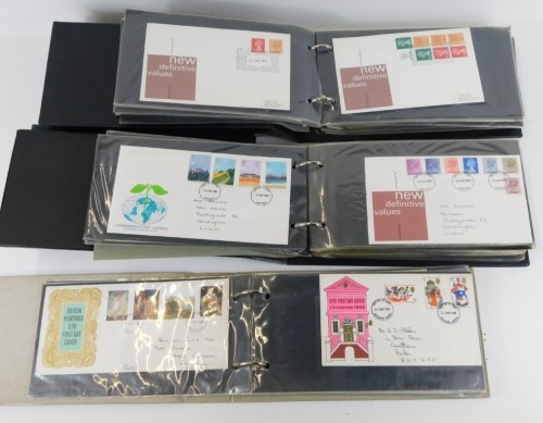 Appraisal: Philately GB first day covers together with mint commemorative stamps