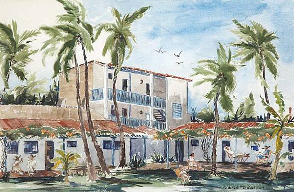 Appraisal: Donald Teague American - El Bucanero Hotel San Blas Mexico