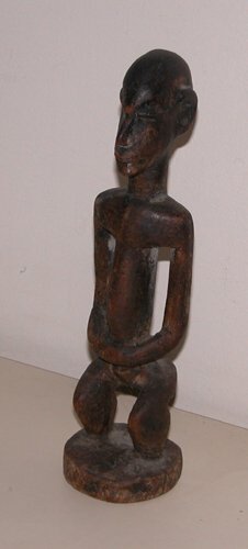 Appraisal: Ancestor Figure Wood on Wood th Century African School x