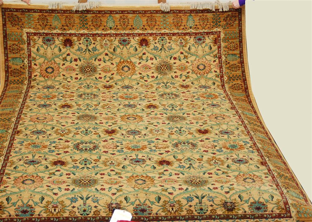 Appraisal: BURLINGTON HOUSE MACHINE MADE SYNTHETIC ORIENTAL RUG from the Pavlavi