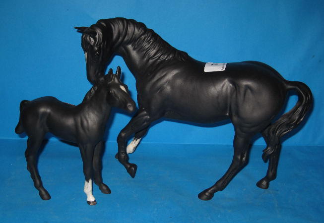 Appraisal: Beswick Model of Black Beauty and Foal Both Matt