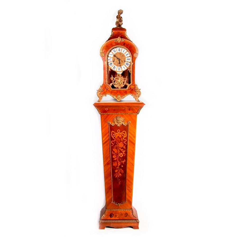 Appraisal: A th century Beaux Arts style Bracket clock on pedestal