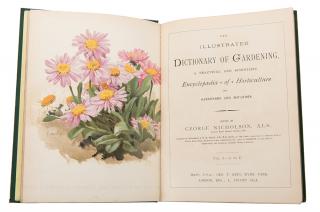 Appraisal: Nicholson George ed The Illustrated Dictionary of Gardening A Practical