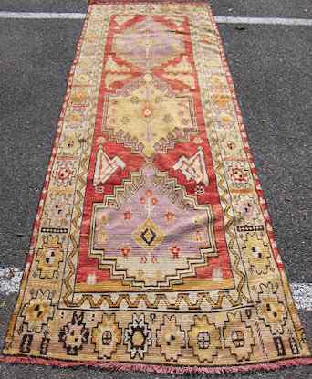 Appraisal: OUSHAK RUG TURKISH approx ' '' x ' '' retail