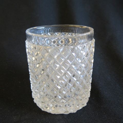 Appraisal: Cut Glass Tumbler in Original Case Al'Escaliev de Crystal Charpentier