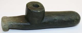 Appraisal: North West Coast whale effigy pipe carved soapstone length North