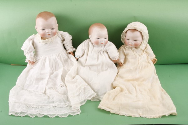 Appraisal: Group of Copr By Grace S Putnam Byelo babies Pair