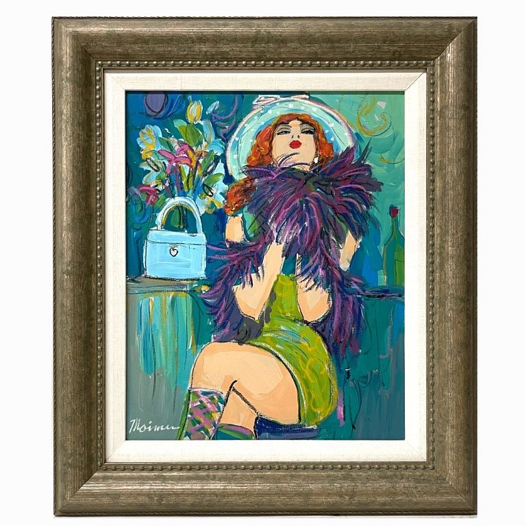 Appraisal: Isaac Maimon Renee Isaac Maimon Renee Signed Oil on Canvas