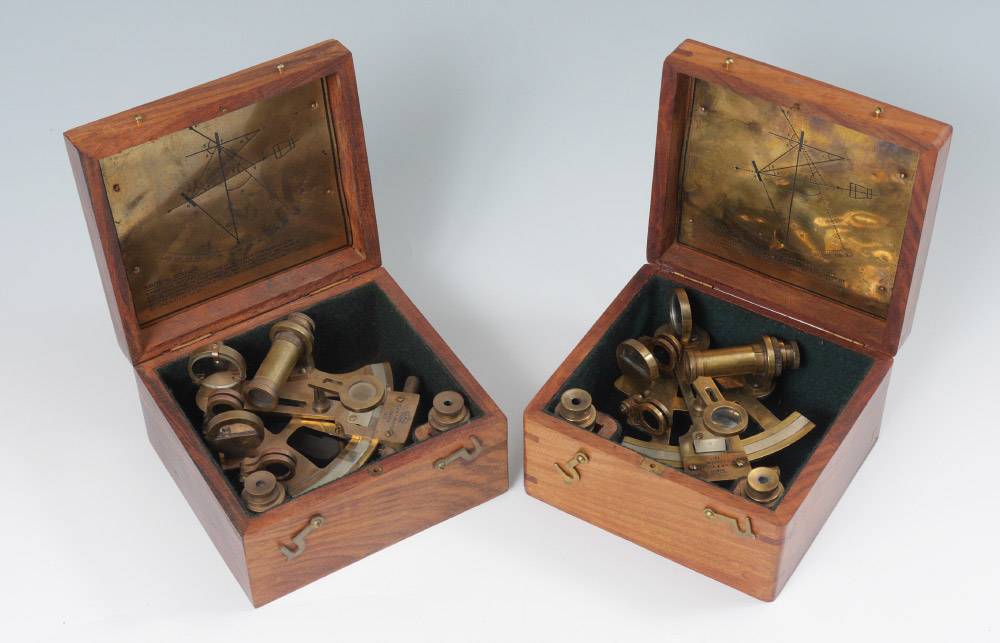 Appraisal: KELVIN HUGHES NAUTICAL SEXTANT nd half of the th century