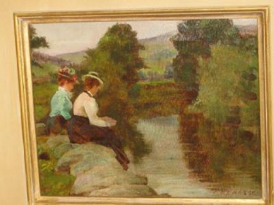 Appraisal: EDWIN REEVE CROSSE Exh - Mrs Procter and Clara Philips