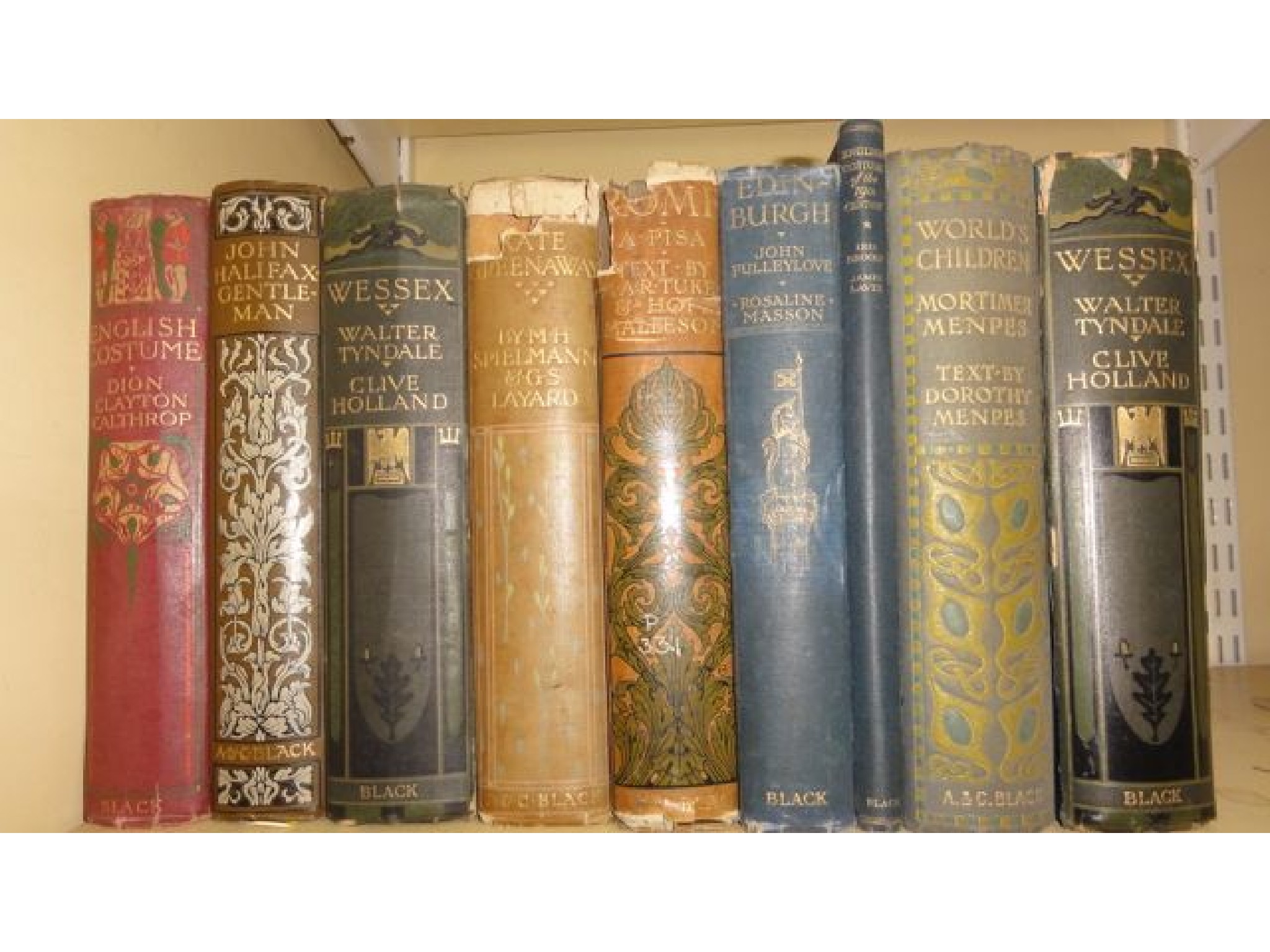 Appraisal: Eight volumes of A C Black publications including Wessex Edinburgh