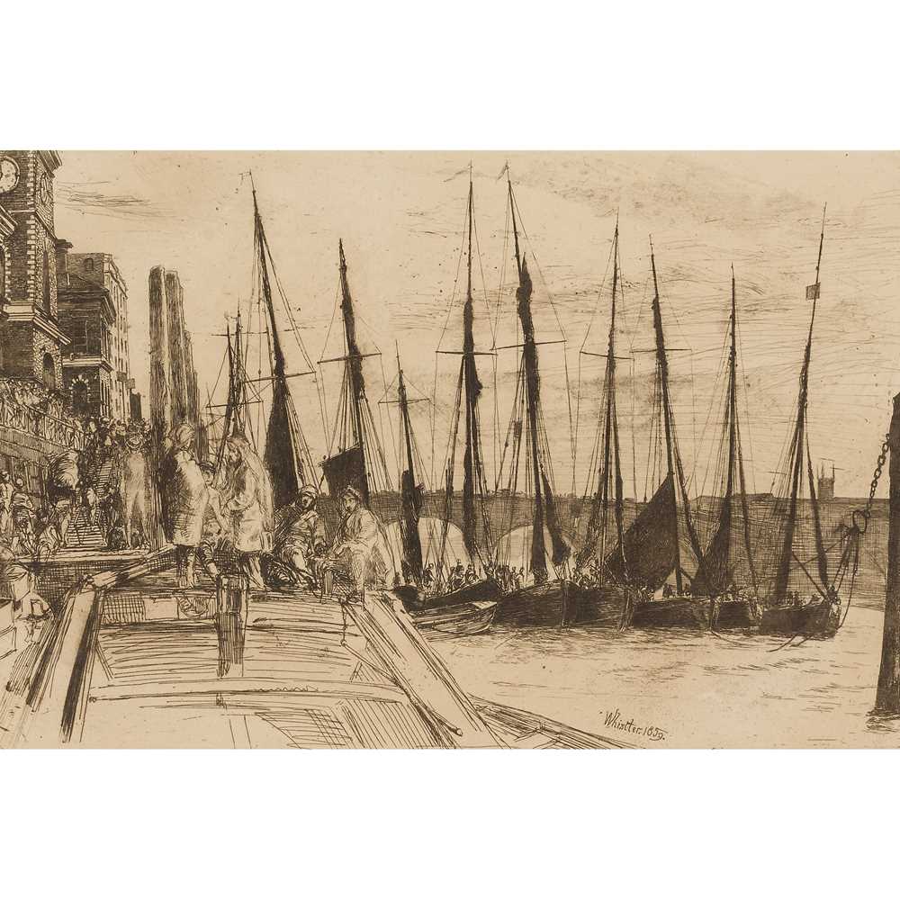 Appraisal: JAMES ABBOTT MCNEILL WHISTLER R B A AMERICAN - BILLINGSGATE