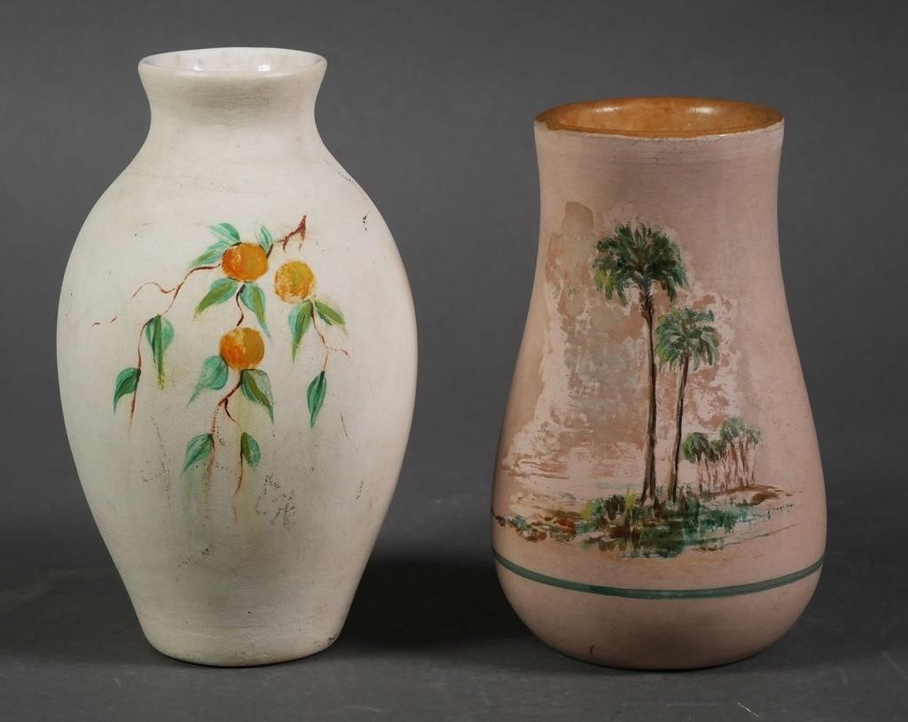 Appraisal: Two small vases measuring about - and - high One