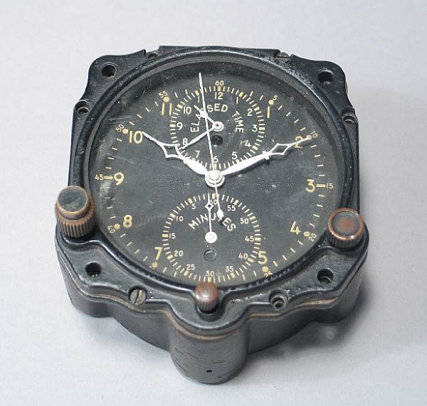 Appraisal: A U S Navy Type A- A aviation clock By