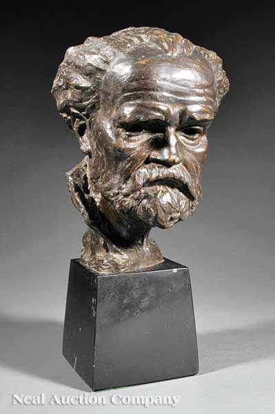 Appraisal: A French Bronze of the Composer Dvorak early th c