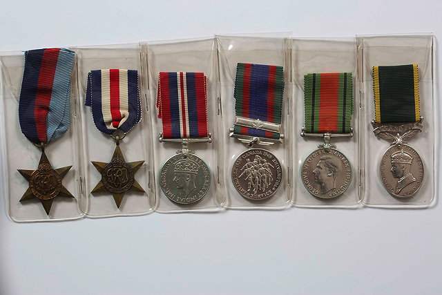 Appraisal: A GROUP OF MEDALS awarded to Gunner G L Emmerson