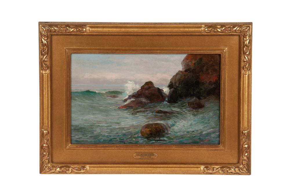 Appraisal: WILLIAM LEES JUDSON LAGUNA BEACH oil on canvas relined signed