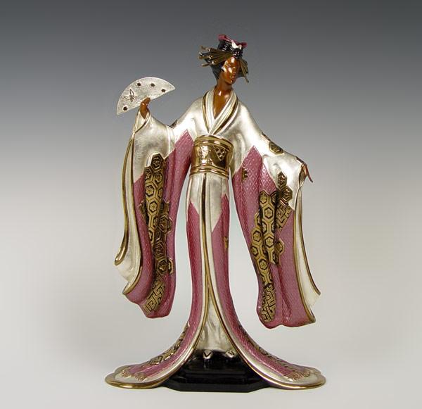 Appraisal: ERTE Russian - ''Madame Butterfly'' Bronze stamped Sevenarts Ltd London