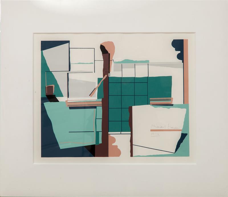 Appraisal: MICHAEL GRAVES b UNTITLED Screenprint in colors on wove paper